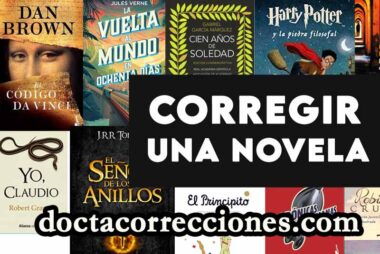 Corregir una novela.