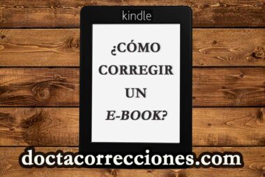 Cómo corregir un e-book.